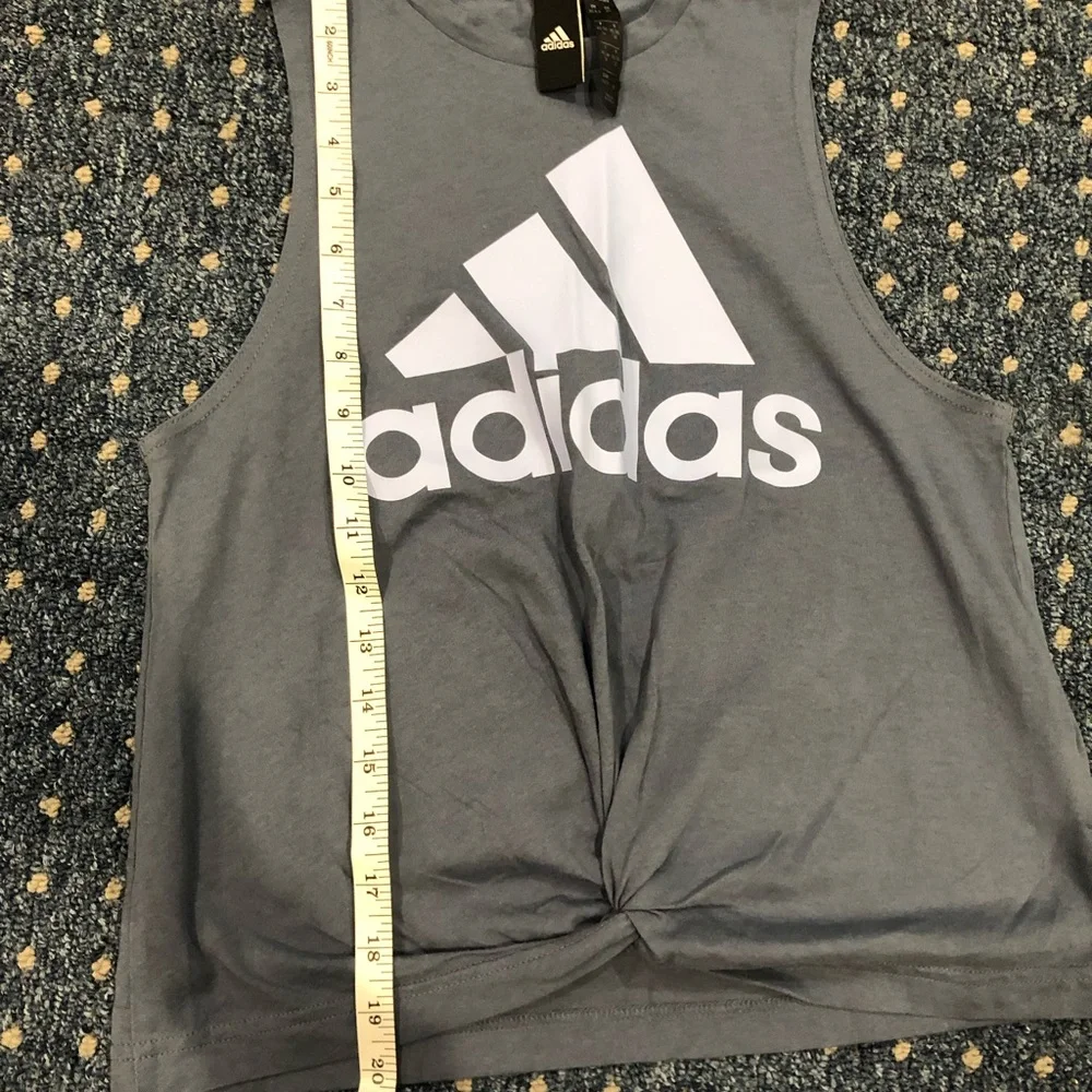 Like new Adidas twisted front tank top - Picture 5 of 6